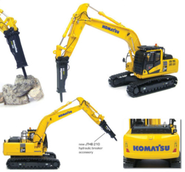 Universal Hobbies 8096 - Komatsu PC210LC-10 graafmachine (1:50)