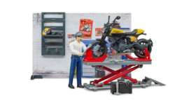 Bruder 62102 - Bworld Werkplaats met Scrambler Ducati Full Throttle