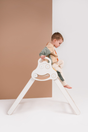 Montessori Pikler Driehoek - Klimrek Wit