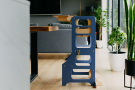 Modulair leertoren met kinderstoel - Blauw