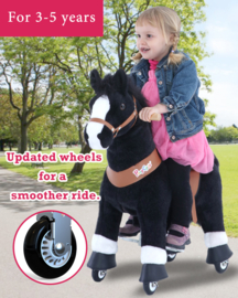 Ponycycle - Zwart paardje