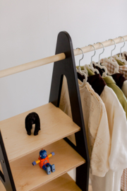 Montessori kledingrek -  Zwart