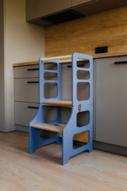 Modulair leertoren, keukenkruk en bureau - Blauw