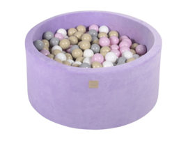 Meow ballenbad  - velours lavendel