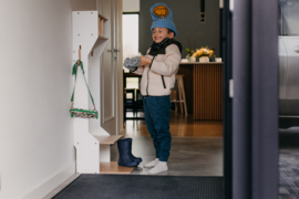 Kindervestiaire met opbergruimte - Wit