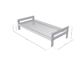 Laag peuterbed 80 x 160 cm - 140 x 200 cm