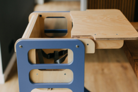 Modulair leertoren met kinderstoel - Blauw