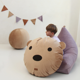 Fayne - Vloerkussen teddybeer beige