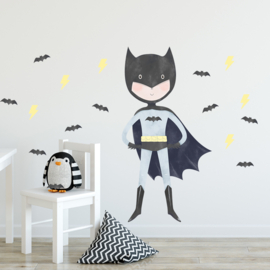 Kinderkamer muursticker superhero