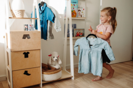 Montessori kledingkast - wit