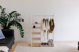 Montessori kledingrek - Wit