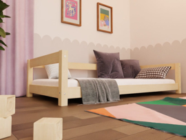 Laag bed met hekje 80 x 160 cm - 140 x 200 cm