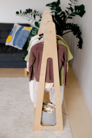 Montessori kledingrek - Naturel