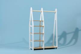 Montessori kledingrek - Wit