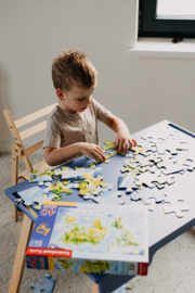 Inklapbare sensorische tafel - Blauw
