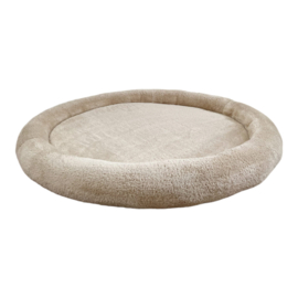 Zachte teddy speelnest  - beige