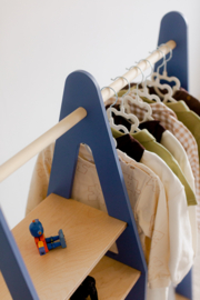 Montessori kledingrek - Blauw