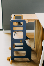 Modulair leertoren met kinderstoel - Blauw