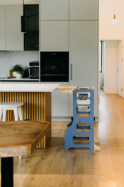 Modulair leertoren met kinderstoel - Blauw