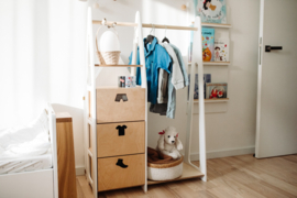 Montessori kledingkast - wit