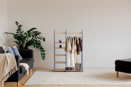 Montessori kledingrek - Blauw