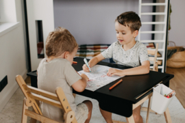 Inklapbare sensorische tafel - Zwart