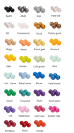Foam blokken hindernisbaan met ballenbak 100 ballen - Grijs/Blauw