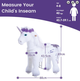 Ponycycle - paarse Unicorn
