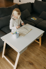 Inklapbare sensorische tafel - Wit