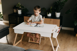 Inklapbare sensorische tafel - Wit