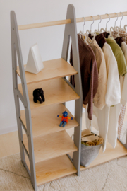 Montessori kledingrek - Grijs