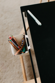 Inklapbare sensorische tafel - Zwart