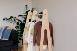 Montessori kledingrek - Naturel