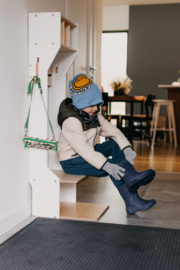 Kindervestiaire met opbergruimte - Wit