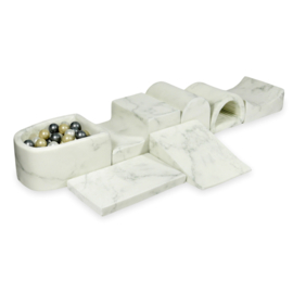 Foam speelset met ballenbak XL - marble