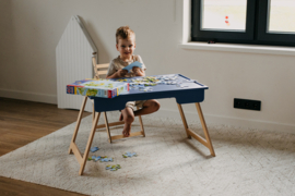 Inklapbare sensorische tafel - Blauw