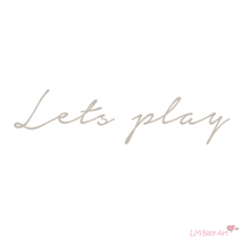 Muursticker Let's play