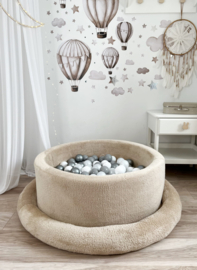 Zachte teddy speelnest  - beige