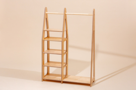 Montessori kledingrek - Naturel