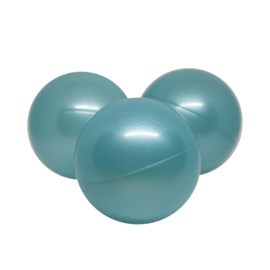 Ballenbak ballen metallic turquoise