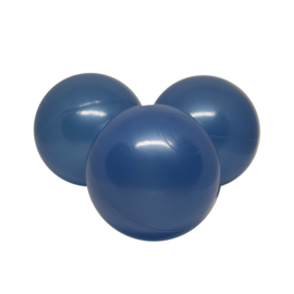 Ballenbak ballen metallic blauw