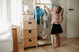 Montessori kledingkast - wit