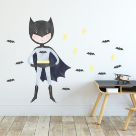 Kinderkamer muursticker superhero