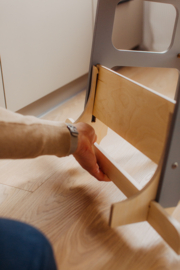 Modulair leertoren met kinderstoel - Grijs