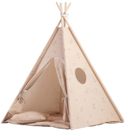 Tipi Tent Powder Beige inclusief kussen