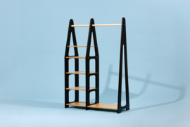 Montessori kledingrek -  Zwart