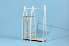 Montessori kledingrek - Wit