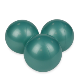 Ballenbak ballen metallic turquoise