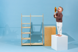 Montessori kledingrek - Naturel