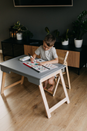 Inklapbare sensorische tafel - Grijs